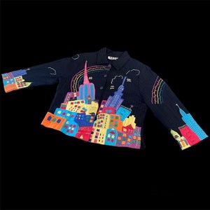 Vintage Colorful Blazer (M)